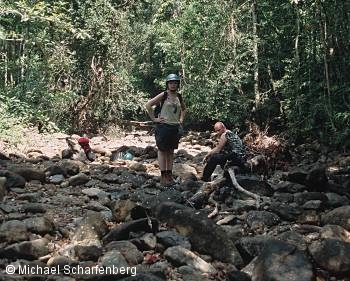 Ausgetrocknetes Bachbett auf Koh Chang